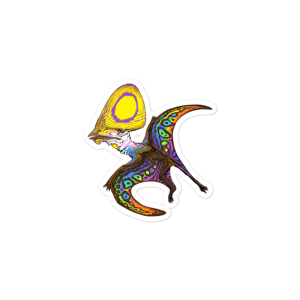 Tupandactylus Progressive Flag - sticker - White