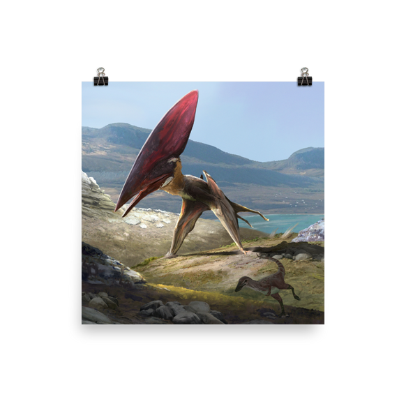 Thalassodromeus Chase — Poster 12×12