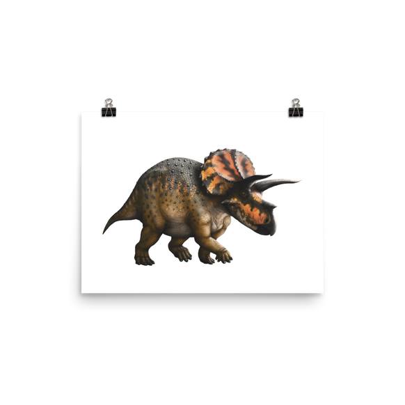 Scaly Triceratops poster