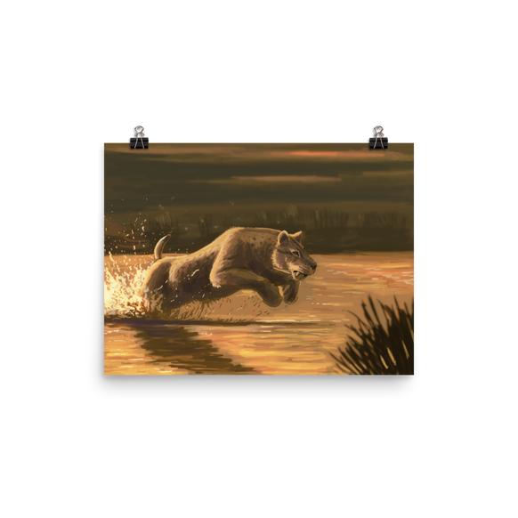 Homotherium poster