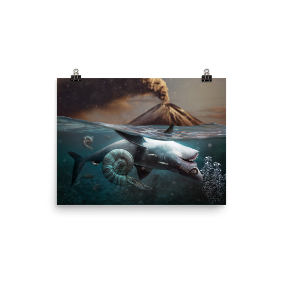The Great Permian Extinction - Marine — Poster 12×16