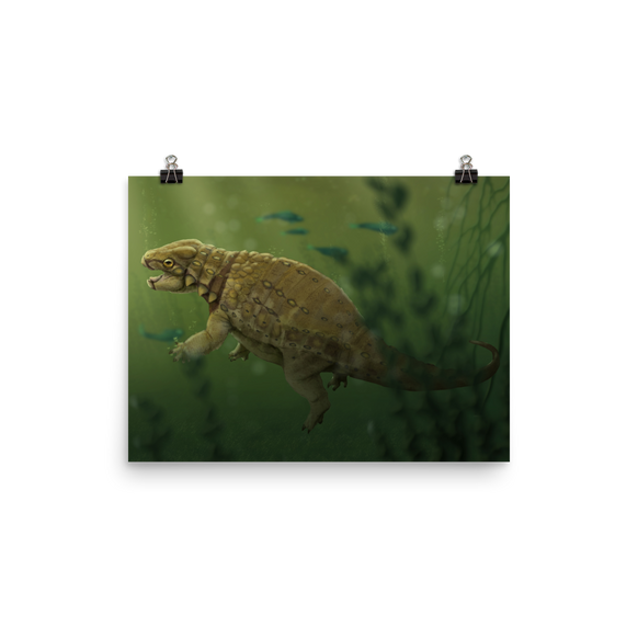 Liaoningosaurus paradoxus — Poster 12×16