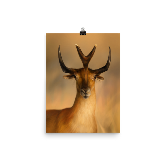 Synthetoceras tricornatus poster