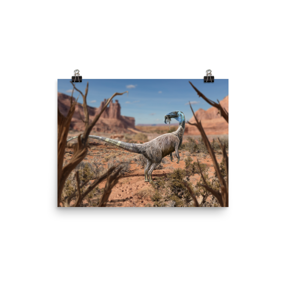 Coelophysis Cannibalism poster