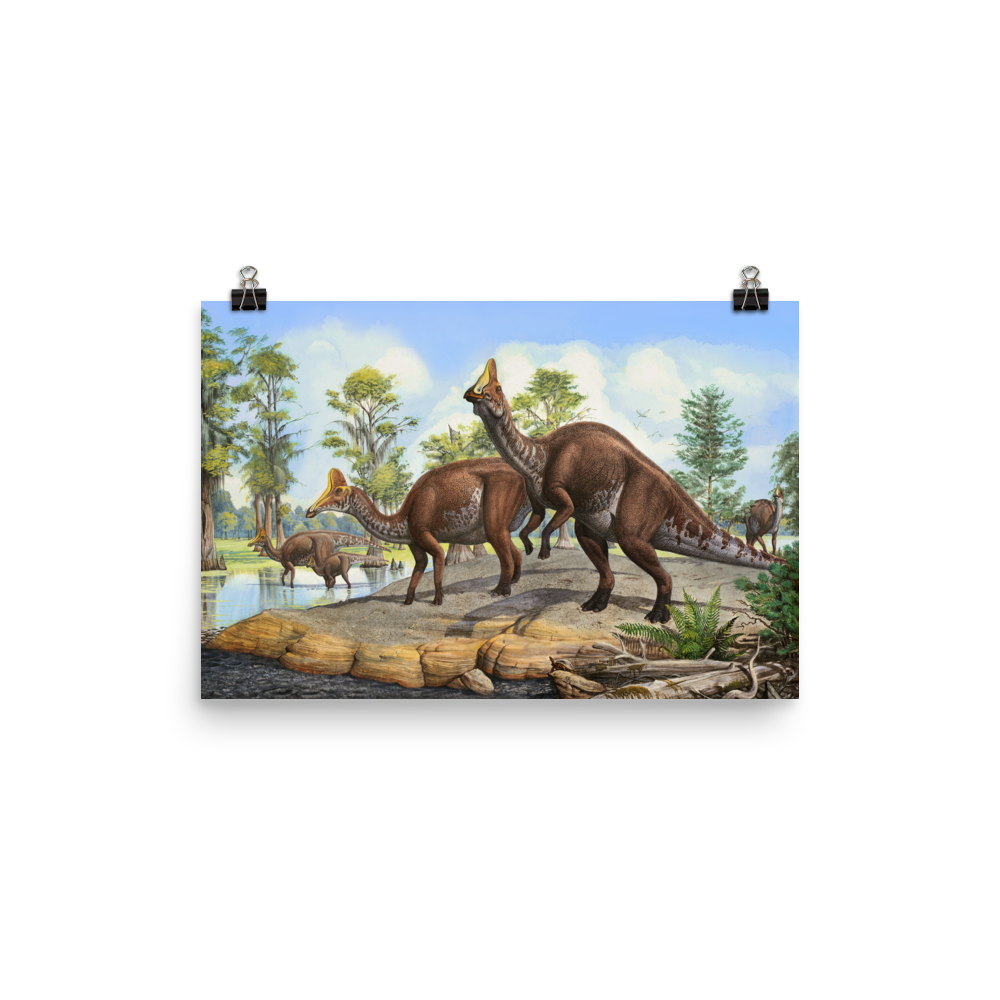 Amurosaurus riabinini — Poster 12×18