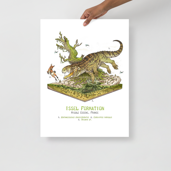 Issel Formation Diorama poster