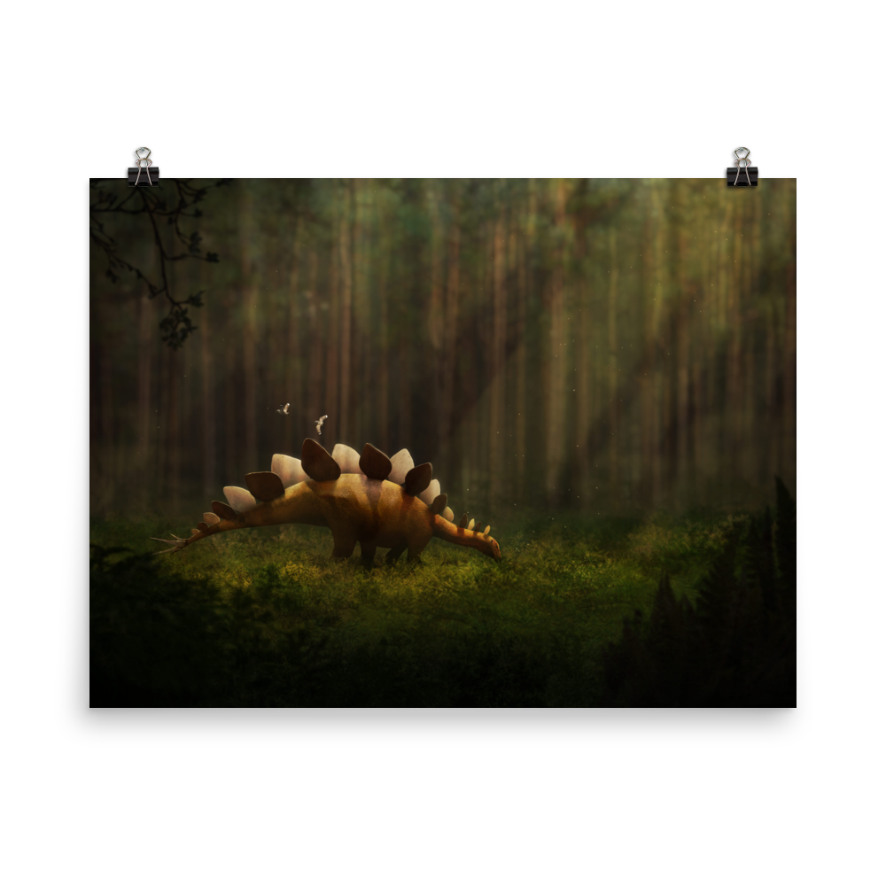 Stegosaurus stenops — Poster 18×24