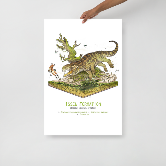 Issel Formation Diorama poster