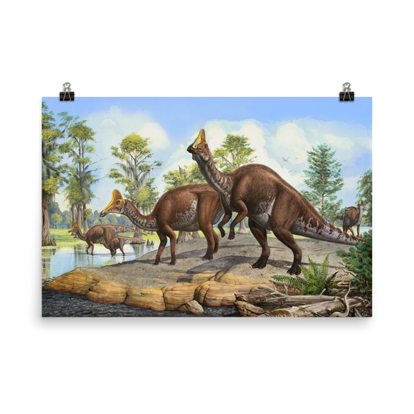 Amurosaurus riabinini — Poster 24×36