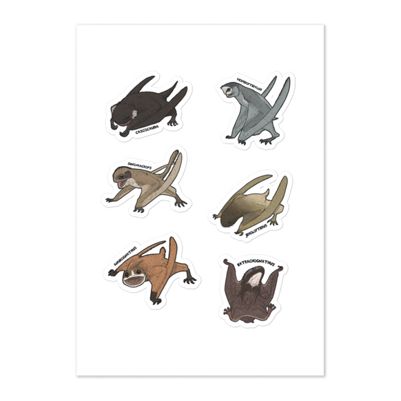 Anurognathids stickers