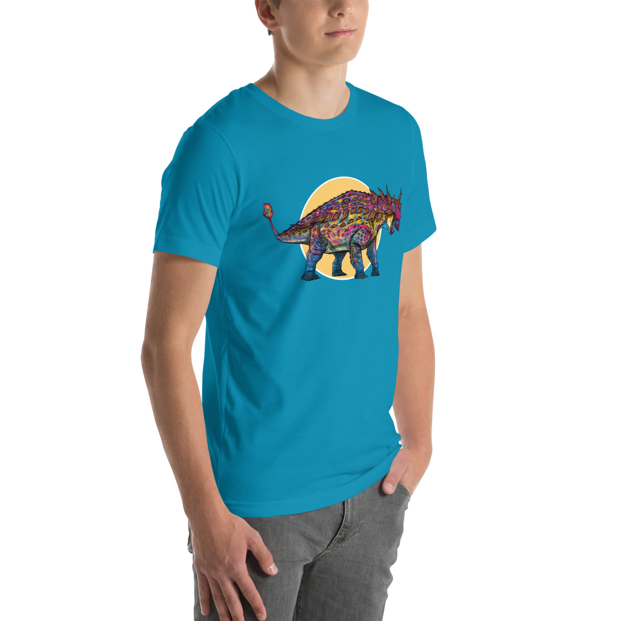 Pinacosaurus Pansexual Pride unisex t-shirt