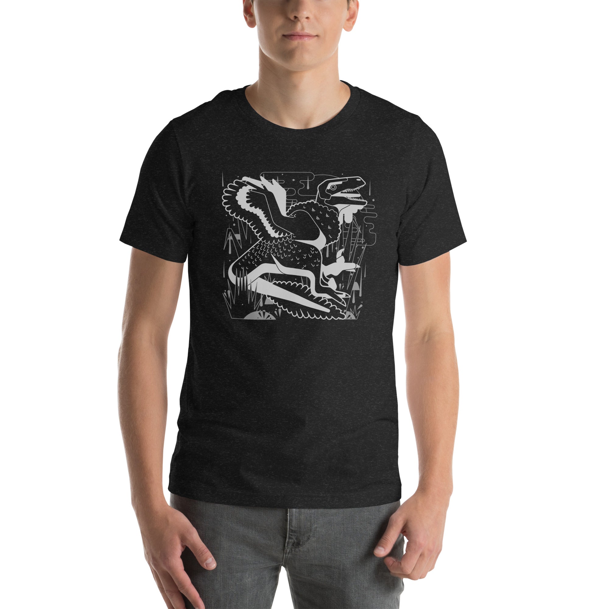 Utahraptor graphic tee