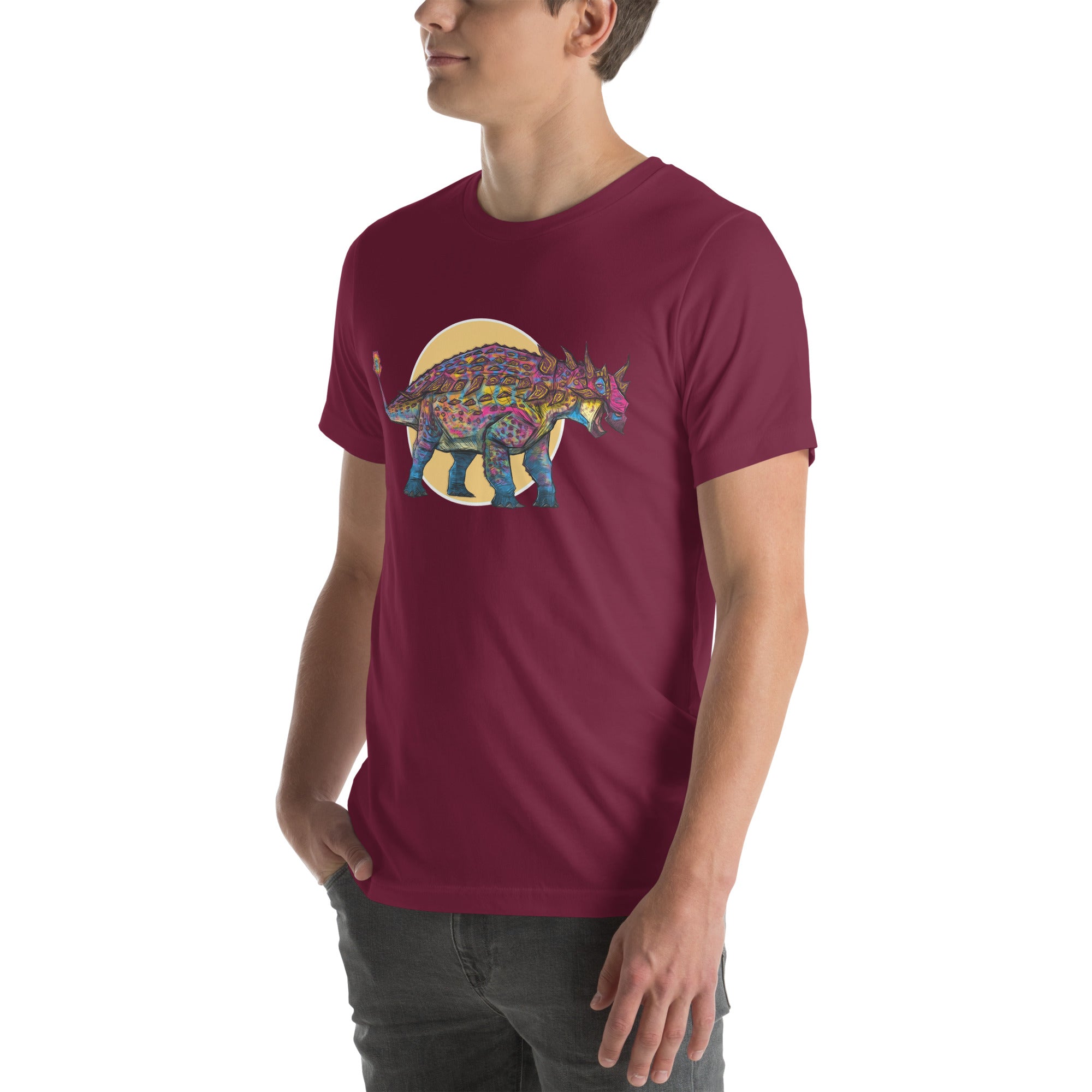 Pinacosaurus Pansexual Pride unisex t-shirt