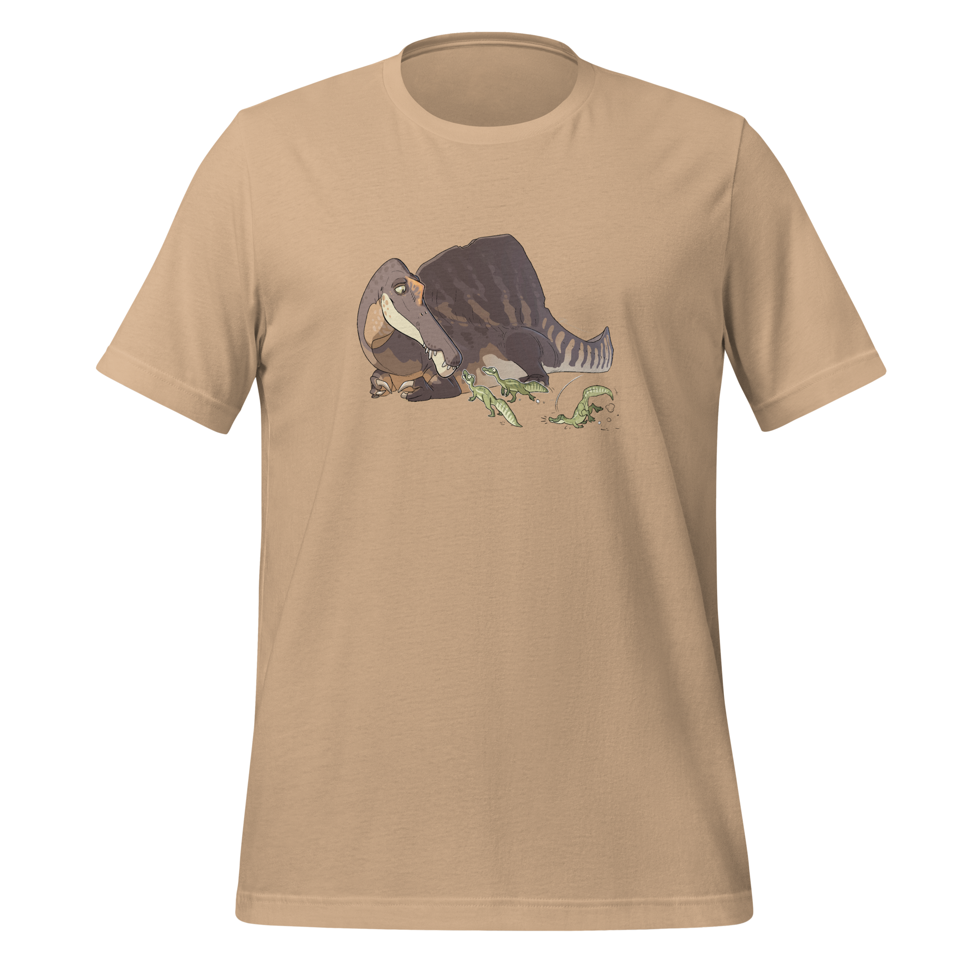 Spinosaurus with Babies t-shirt