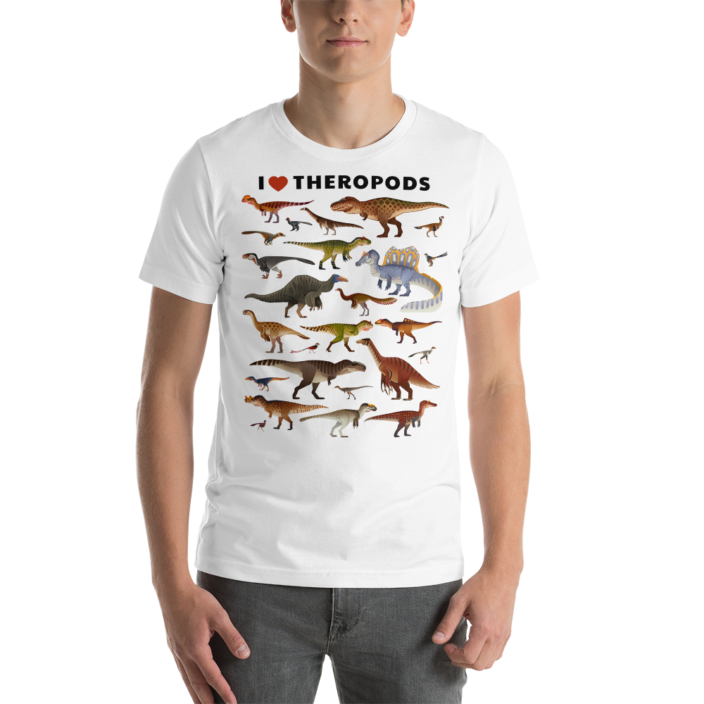 I Love Theropods t-shirt