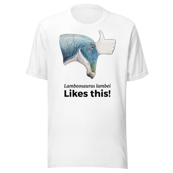 Lambeosaurus Likes t-shirt
