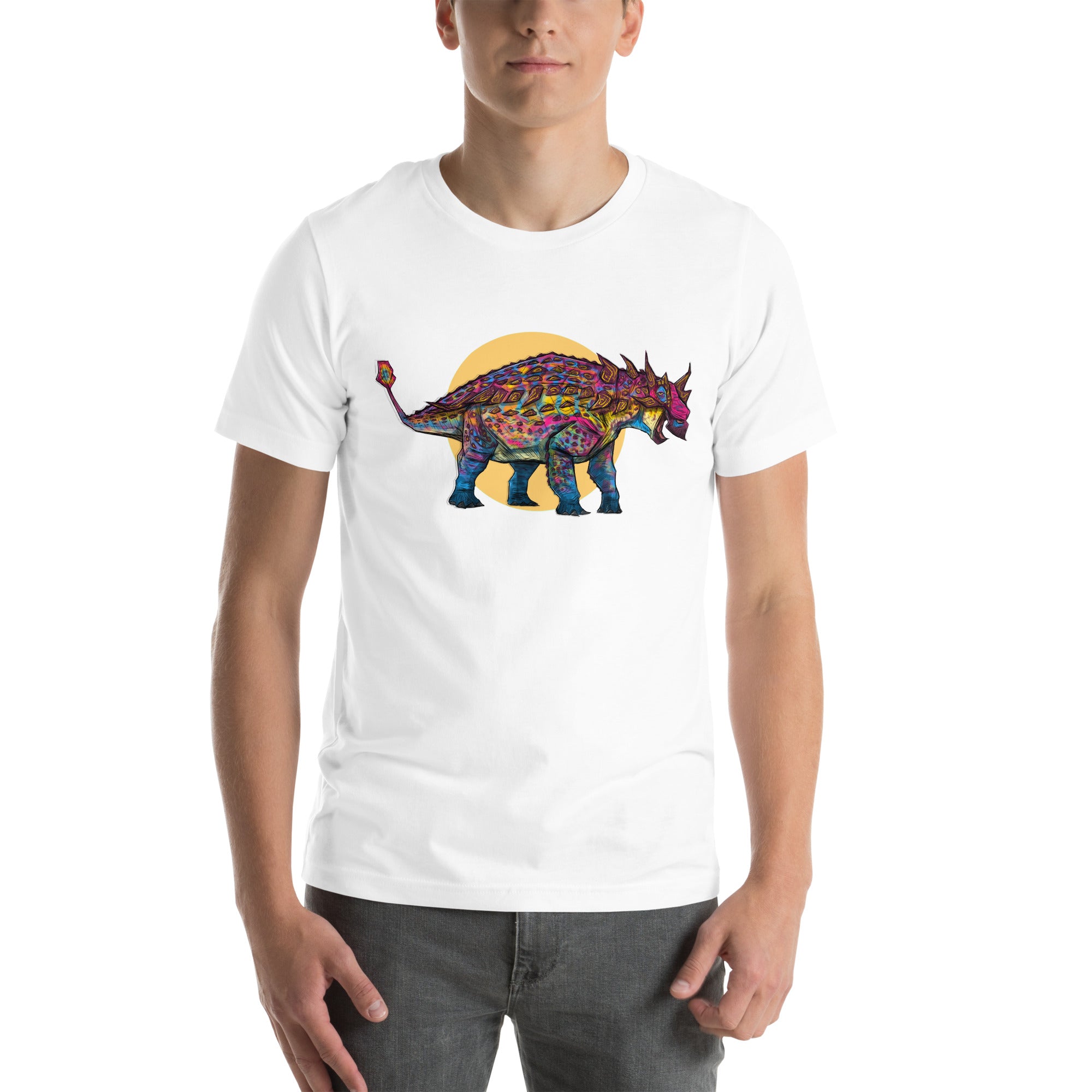 Pinacosaurus Pansexual Pride unisex t-shirt