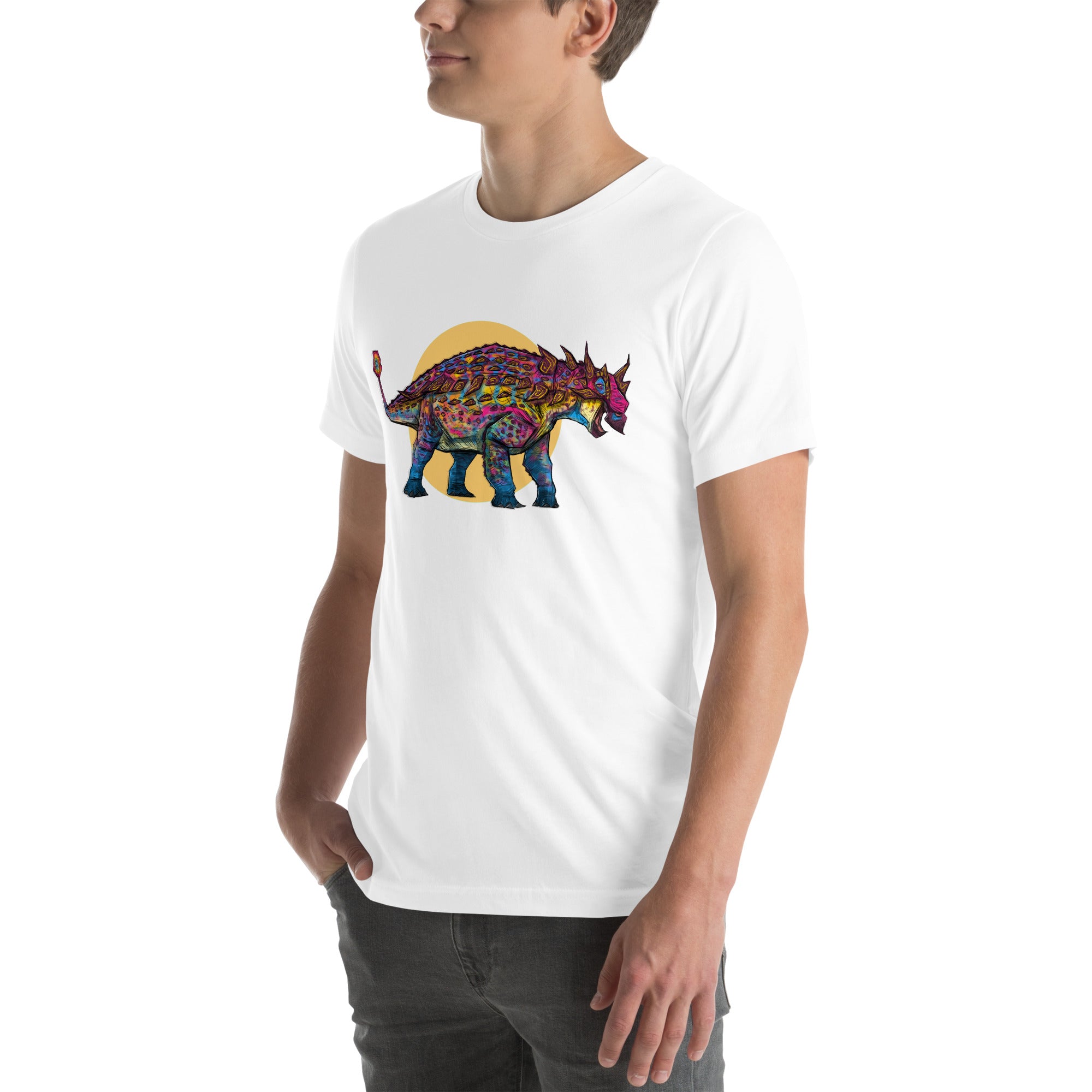 Pinacosaurus Pansexual Pride unisex t-shirt