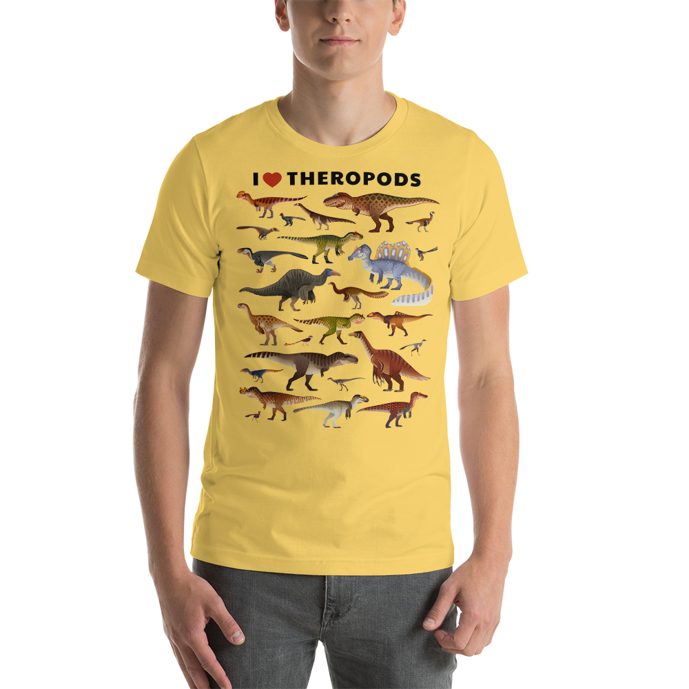 I Love Theropods t-shirt