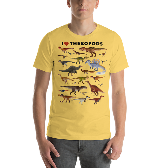 I Love Theropods t-shirt