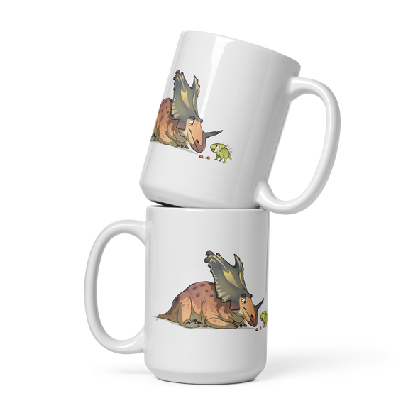 Chasmosaurus with Baby mug