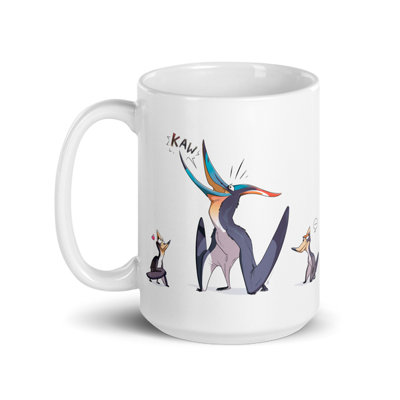 Flirty Pteranodon mug