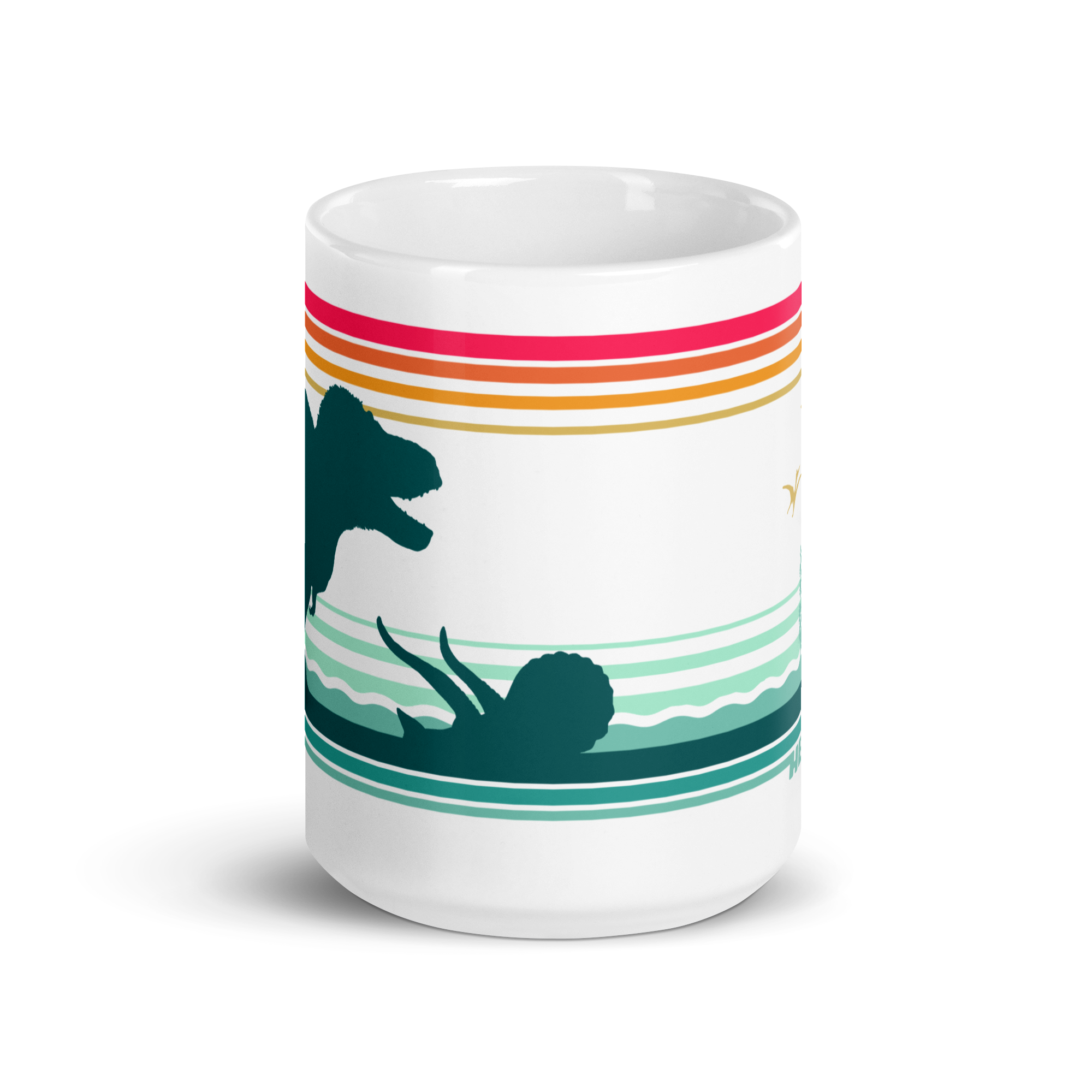 Hell Creek retro mug