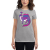 Spinosaurus Dinosaur Bisexual Pride Flag women's t-shirt
