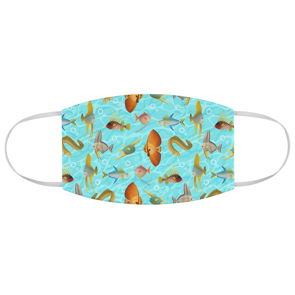 Monte Bolca Coral Reef Fish face mask