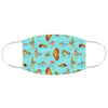 Monte Bolca Coral Reef Fish face mask