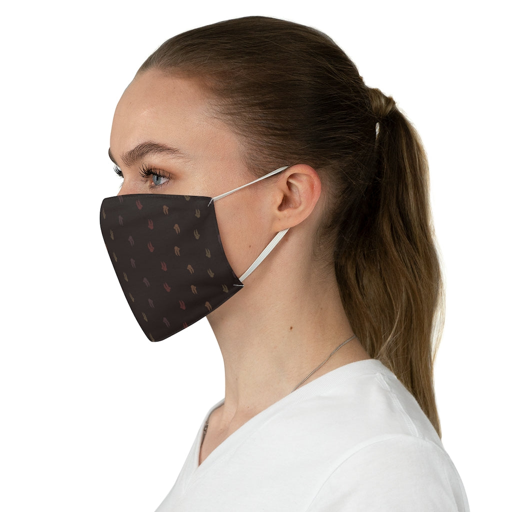 Dromie Tracks cloth face mask