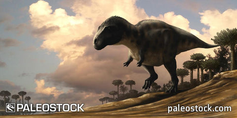 Acrocanthosaurus atokensis stock image