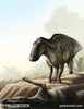 Edmontosaurus annectens stock image