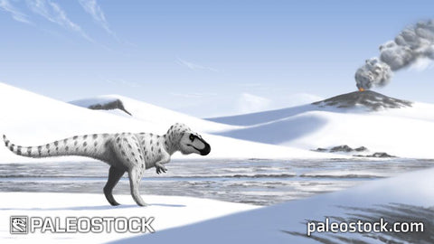 Nanuqsaurus hoglundi stock image