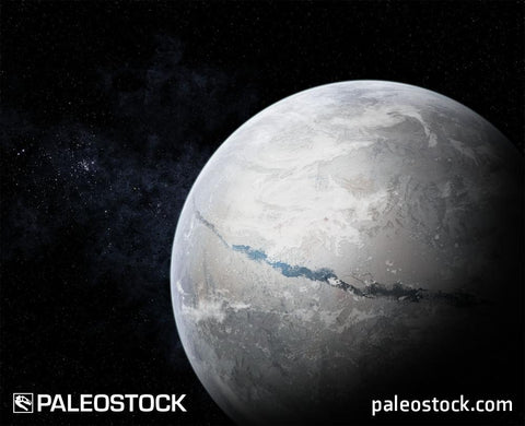 Snowball Earth stock image