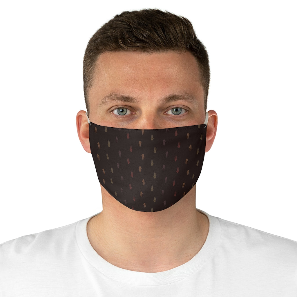 Dromie Tracks cloth face mask