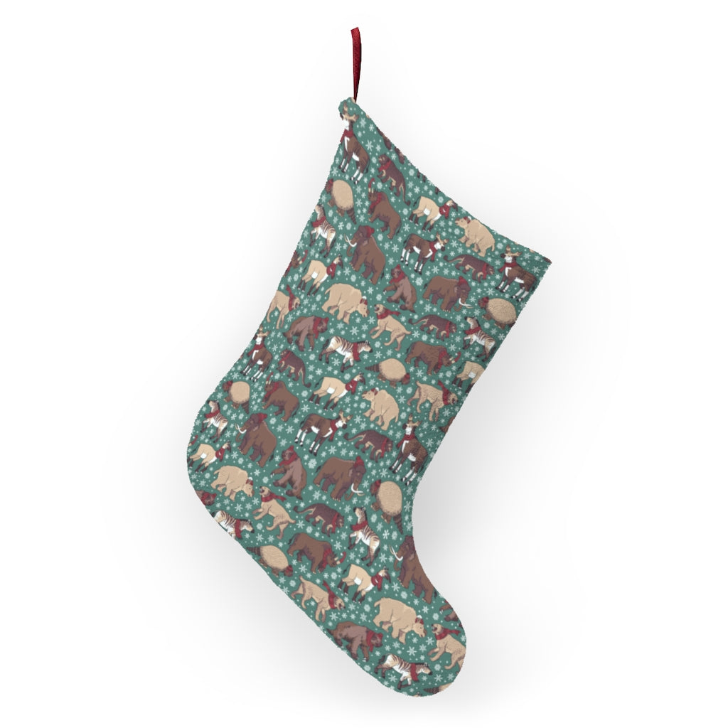 Ice Age Megafauna Christmas stocking