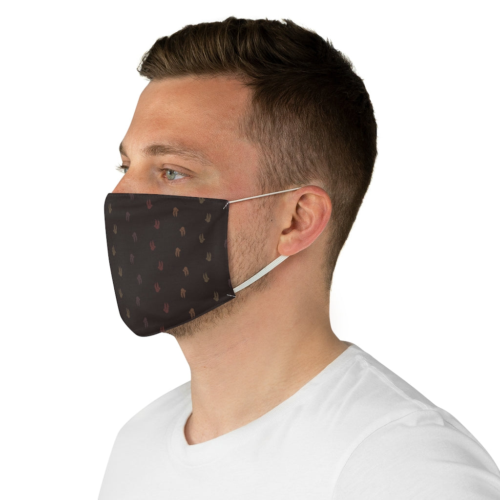 Dromie Tracks cloth face mask