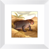 Lystrosaurus Permian Weirdo framed print