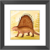 Dimetrodon Permian Weirdo framed print