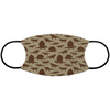 Permian Parade Prehistoric Animals child's face mask
