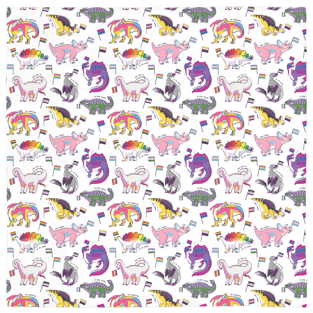 Dinosaur Pride Flags bandana