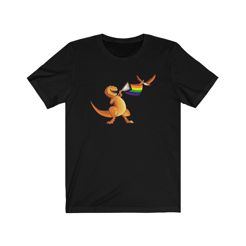 T. rex Dinosaur Pride unisex t-shirt