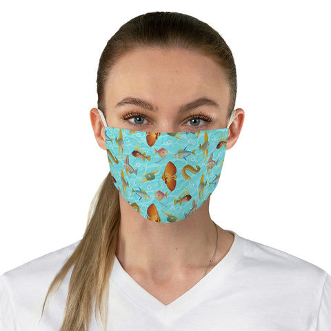 Monte Bolca Coral Reef Fish face mask