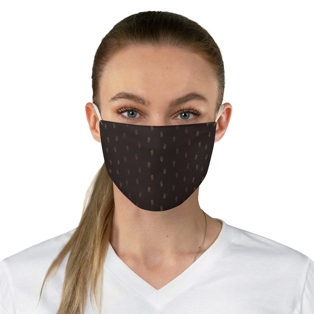 Dromie Tracks cloth face mask