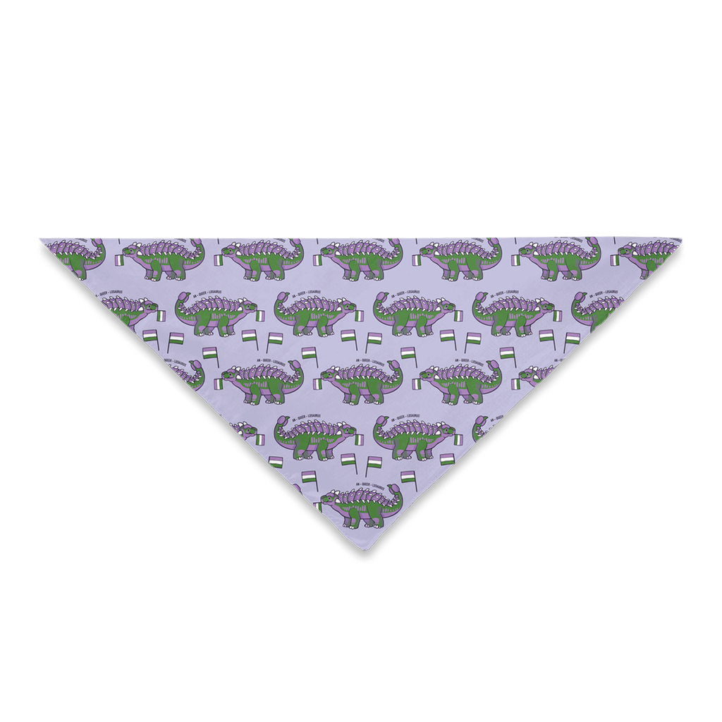 Ankylosaurus Dinosaur Queer Pride Flag bandana