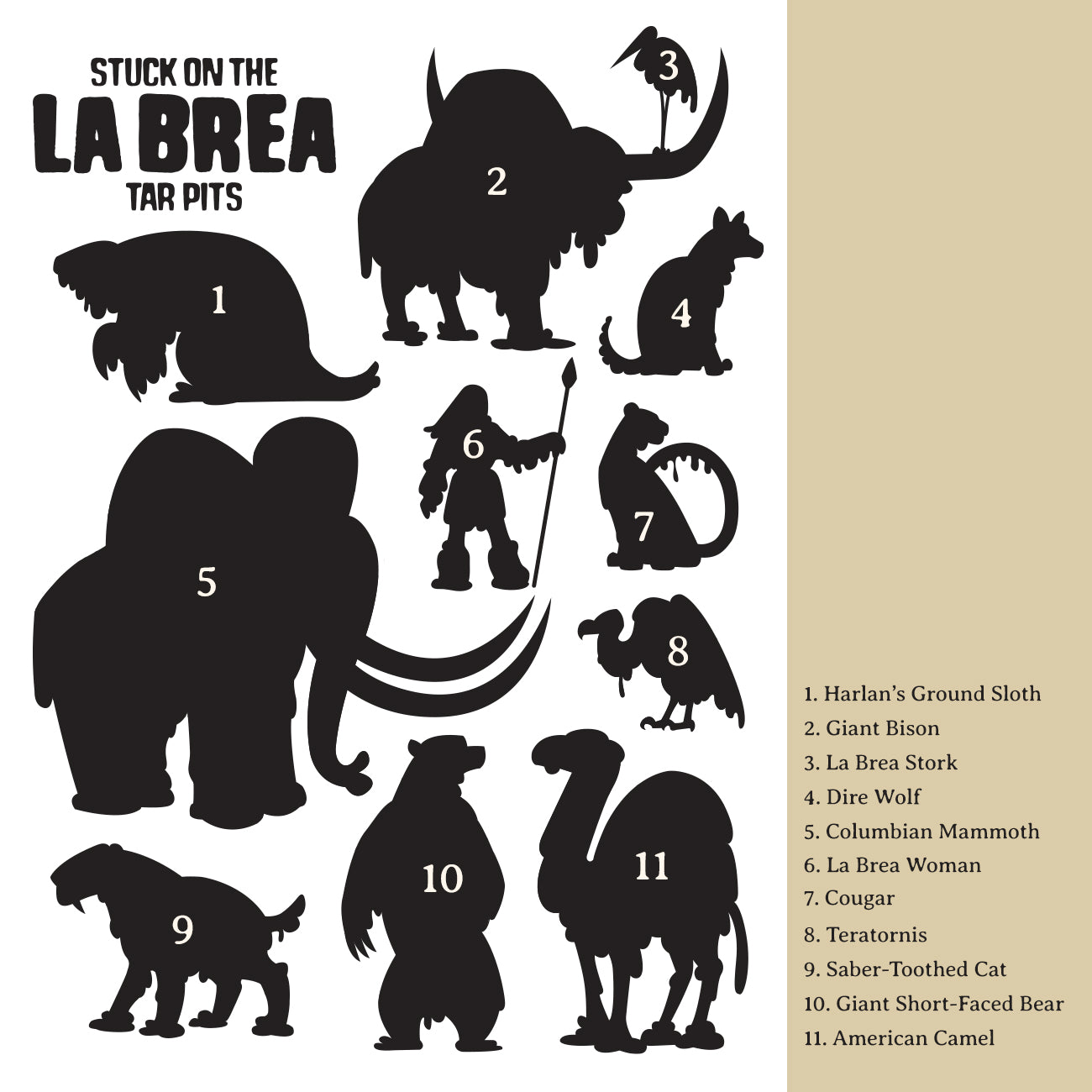 La Brea Tar Pits poster