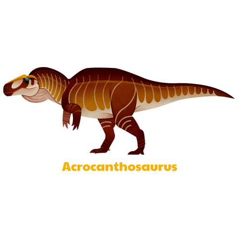 Acrocanthosaurus unisex t-shirt