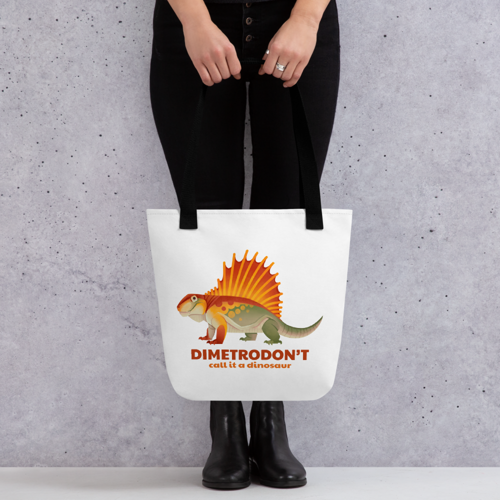 Dimetrodon tote bag