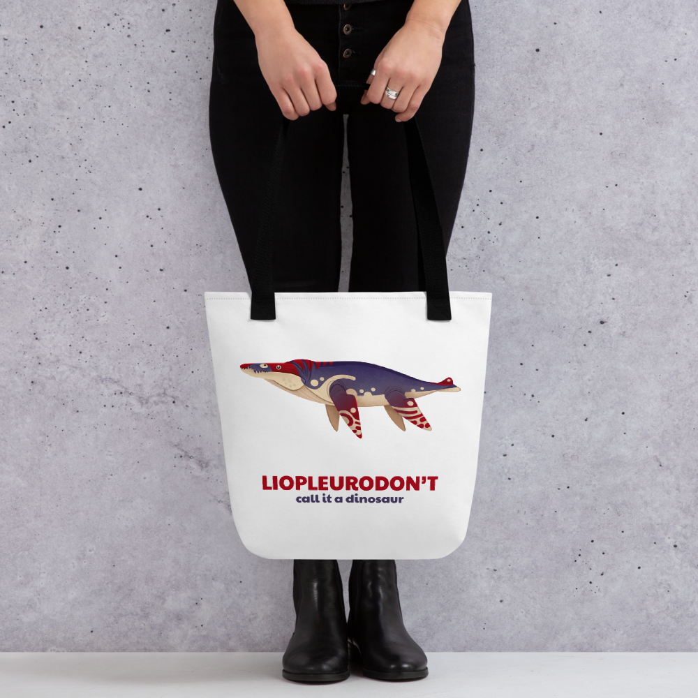 Liopleurodon tote bag